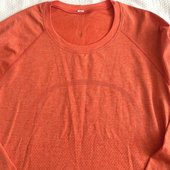 Lululemon Swiftly Tech Long-Sleeve Shirt 2.0 *Race Length - 
Solar Orange SZ 8 - Picture 4 of 8